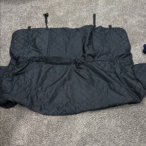 Black waterproof back seat car cover